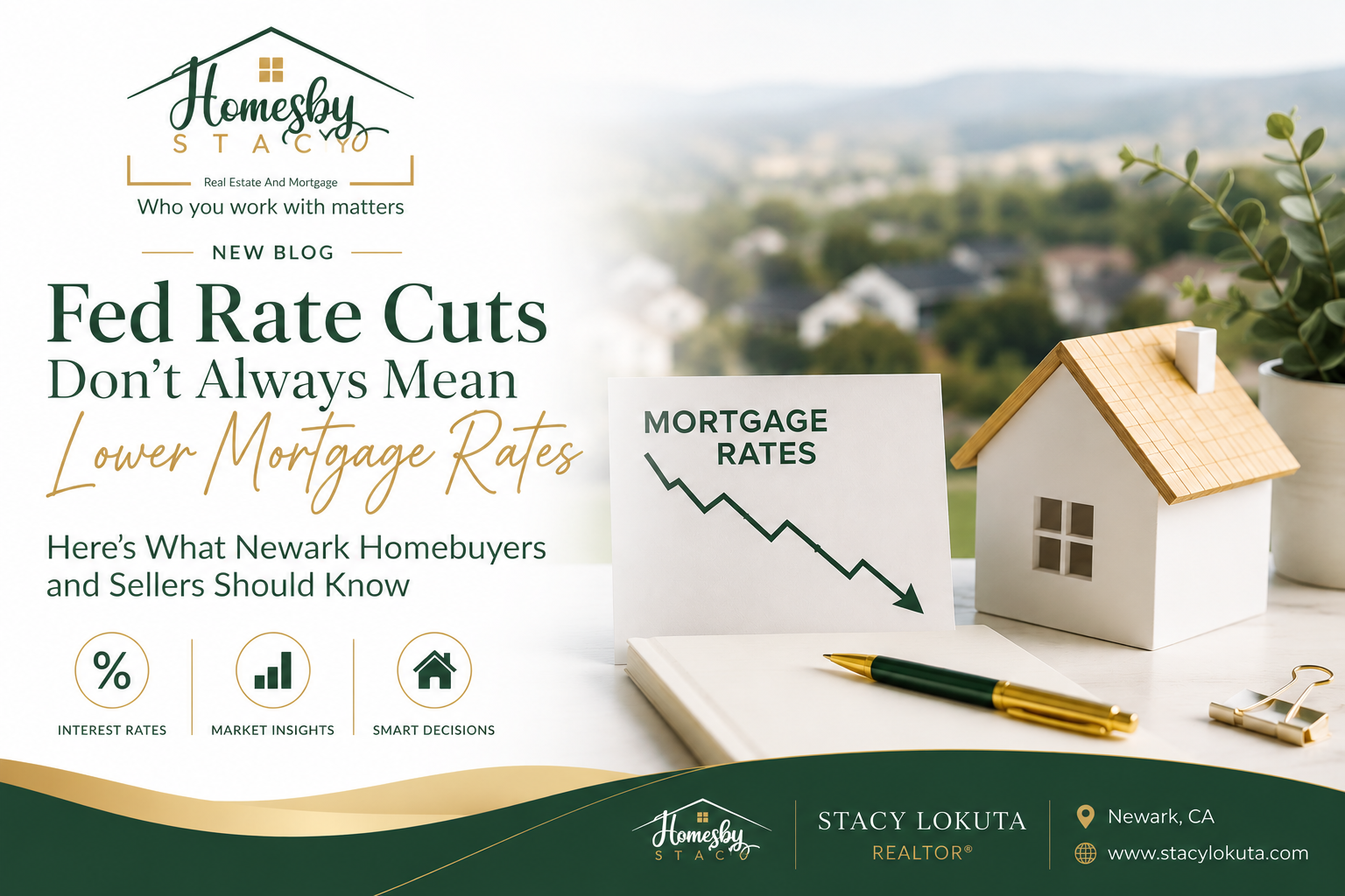 Fed Rate Cuts Don’t Always Mean Lower Mortgage Rates: Here’s What Newark Homebuyers and Sellers Should Know