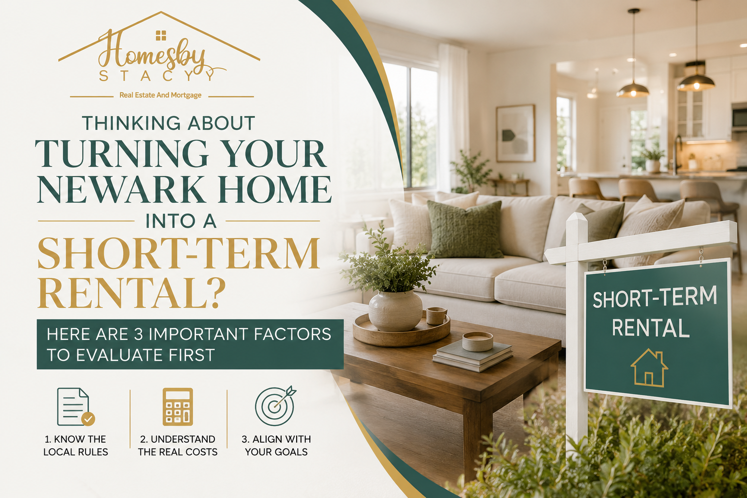 Thinking About Turning Your Newark Home into a Short-Term Rental? Here Are 3 Important Factors to Evaluate First